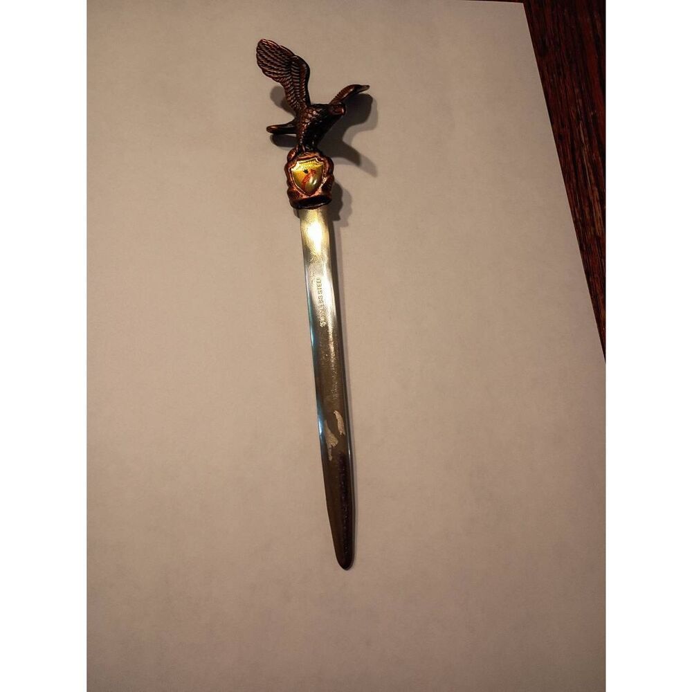 Vintage New Eagle North Carolina State Souvenir Letter Opener